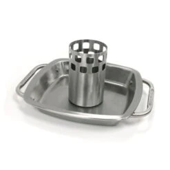 Broil King 11" Stainless Steel Premium Chicken Roaster W/ Pan