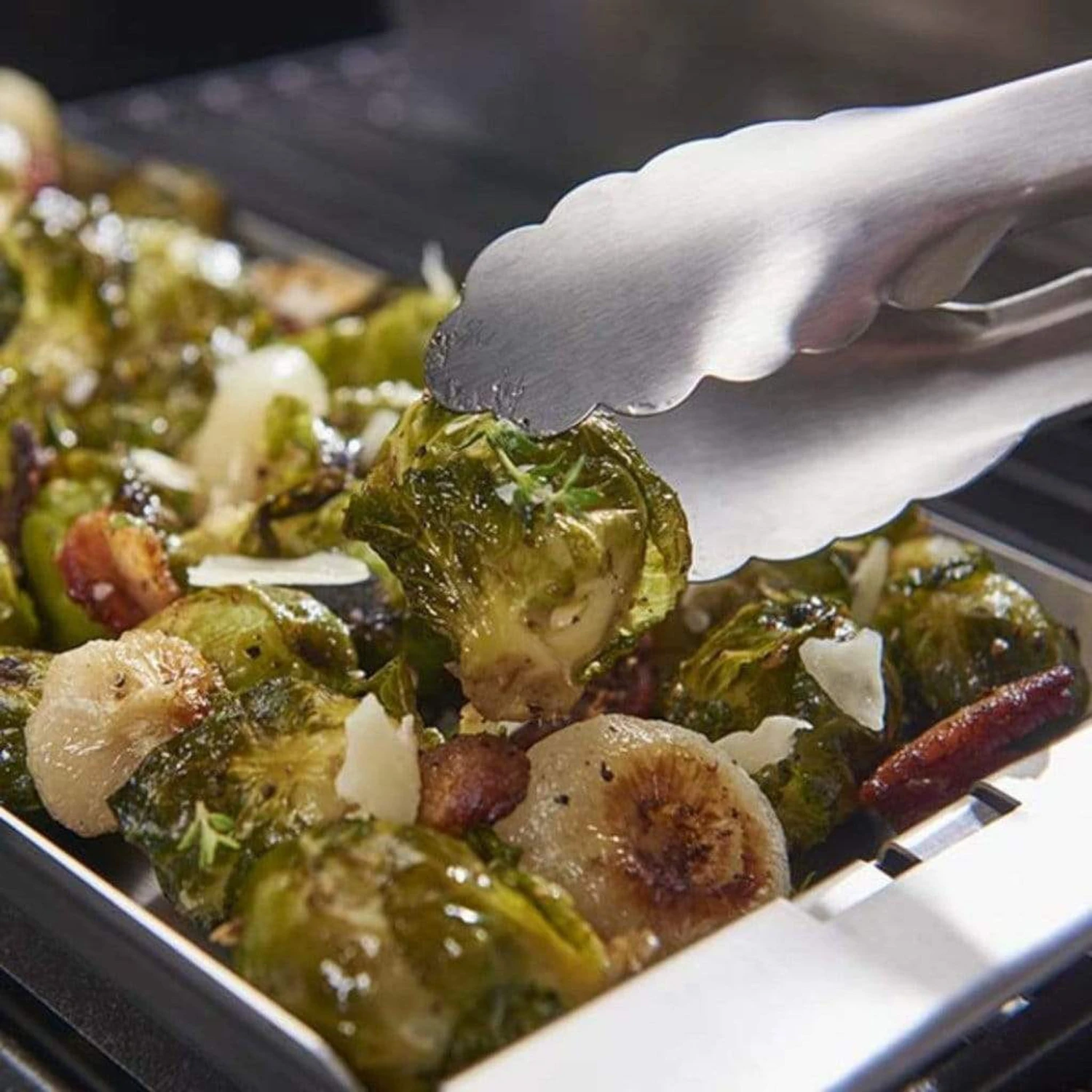 Broil King 14" Stainless Steel Narrow Grill Topper - Image 3