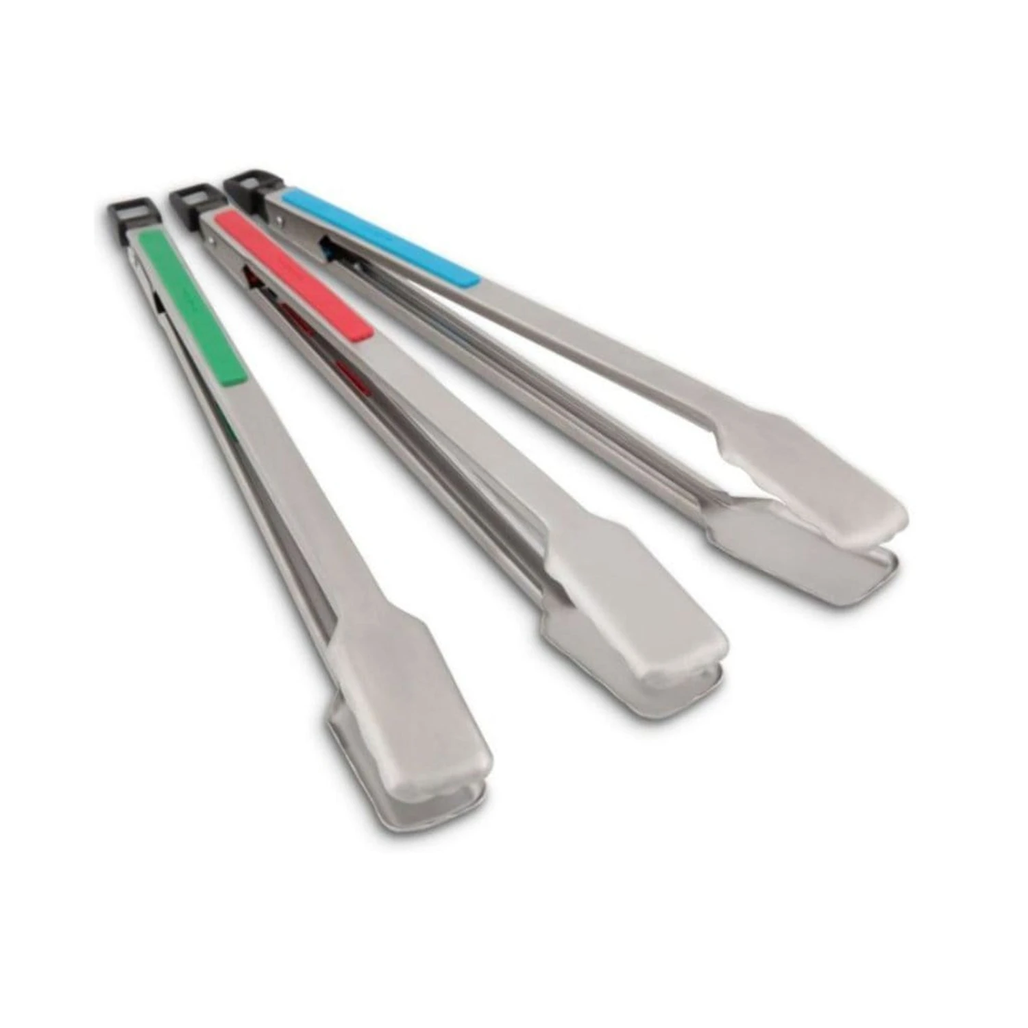 Broil King 3-Pack Color-Coded Stainless Steel Baron Grill Tong - Image 2