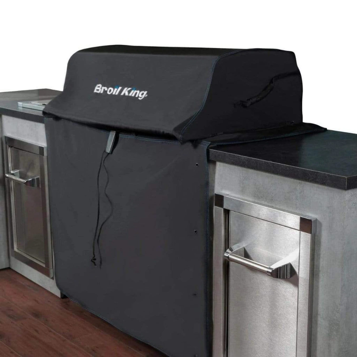 Broil King 41" Black Premium Grill Cover For Imperial XLS Cabinet/ S600 Built-In Gas Grills - Image 2