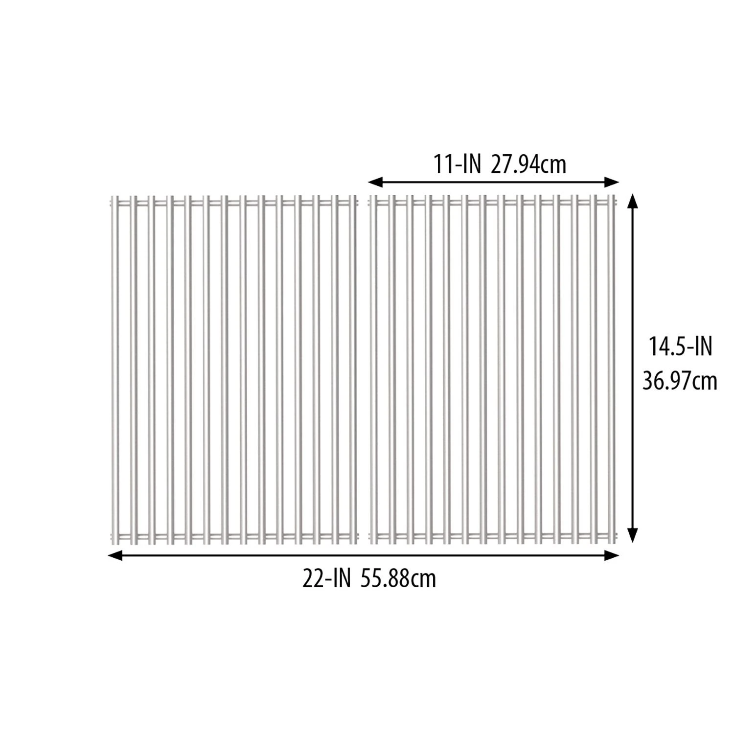 Broil King 11232 Cast Iron Cooking Grids For Crown Grills - Image 3