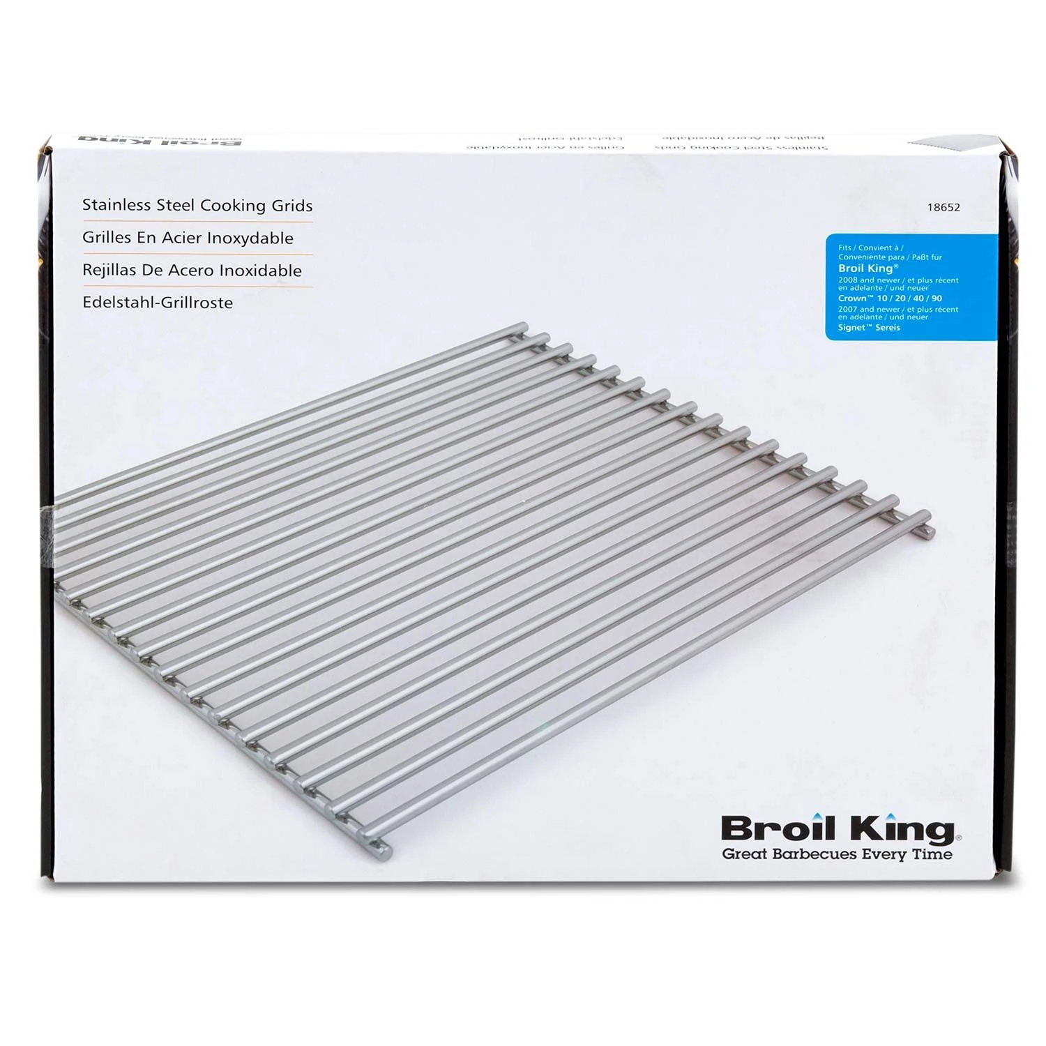Broil King 18652 Stainless Steel Cooking Grids For Crown 10/20/40/90, Signet 20/70/90 Grills - Image 2