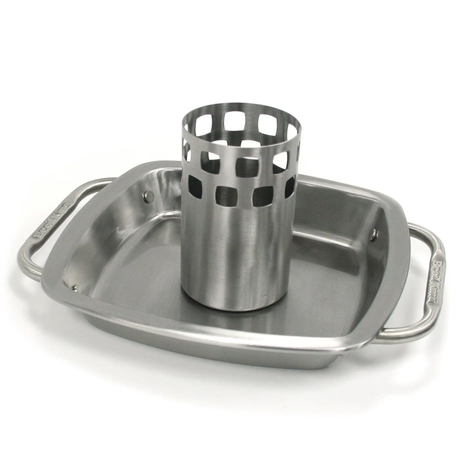 Broil King 69133 Stainless Steel Chicken Roaster With Pan - Image 2