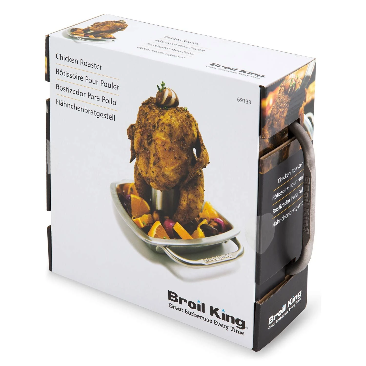 Broil King 69133 Stainless Steel Chicken Roaster With Pan - Image 3