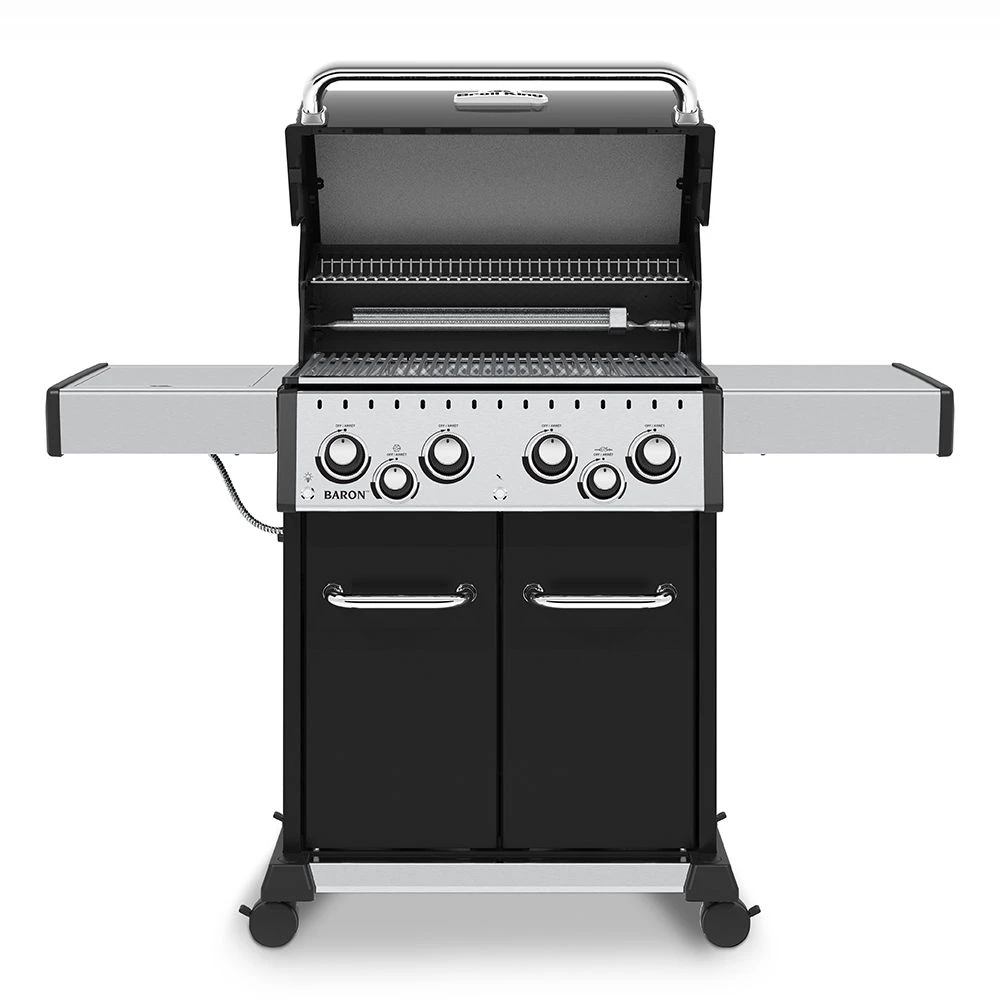 Broil King BR-490 Baron 490 Pro 4-Burner Gas Grill With Rotisserie And Side Burner, 57-Inches - Image 2
