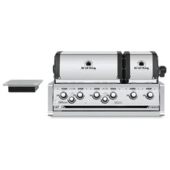 Broil King IMP-XLSBI Imperial XLS Dual Oven 6-Burner Built-In Grill With Side Burner, 38-Inches