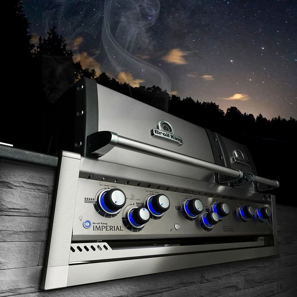 Broil King IMP-XLSBI Imperial XLS Dual Oven 6-Burner Built-In Grill With Side Burner, 38-Inches - Image 5