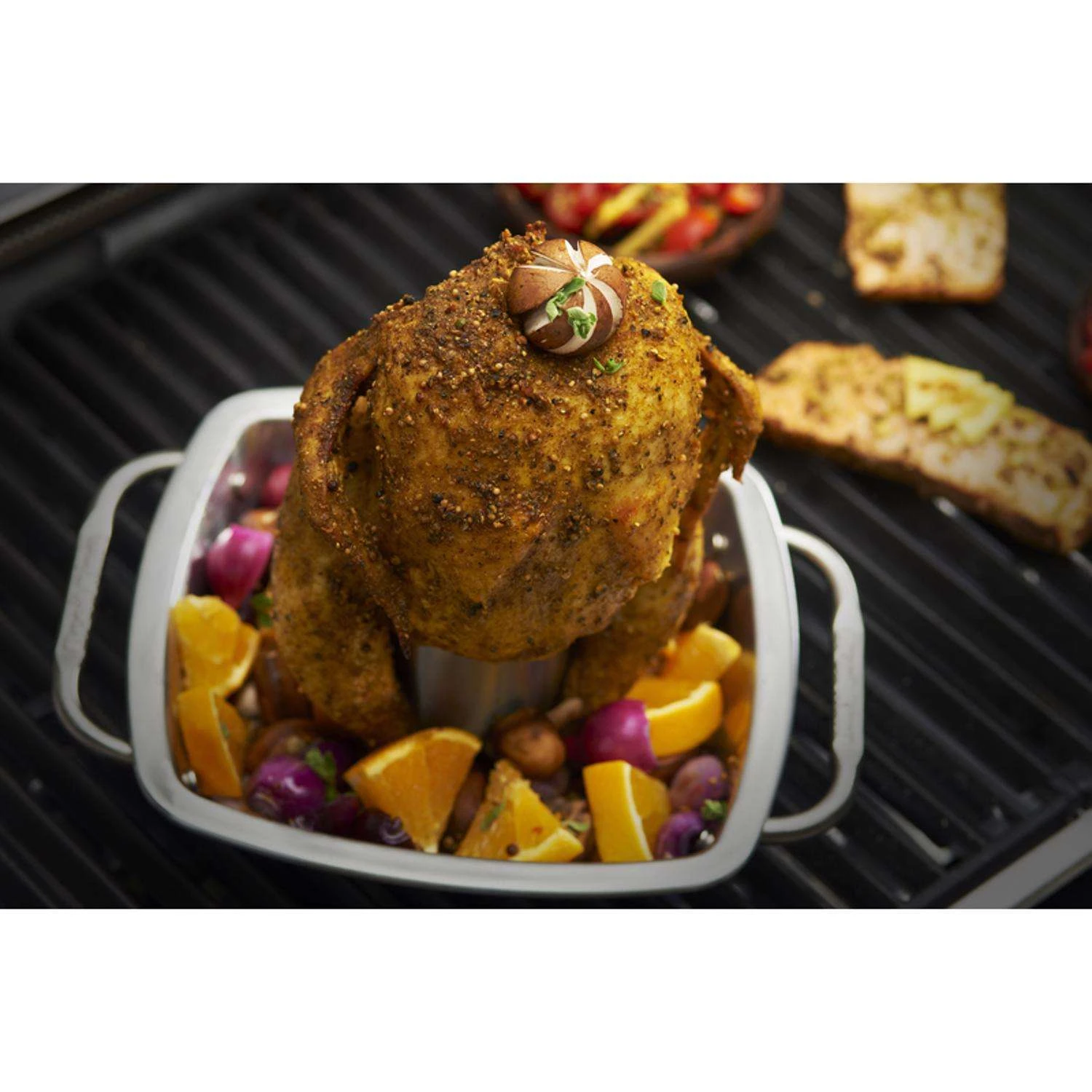 Broil King Imperial Stainless Steel Beer Can Poultry Roaster 9 In. L X 11.3 In. W 1 Pk - Image 4